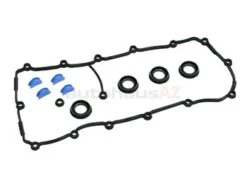 VictorReinz 077198025B, 153605201 Valve Cover Gasket Set; Right; Cyl 1-4 - Audi | W01331857664
