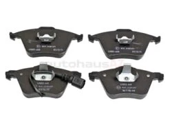 Pagid 1K0698151B, 355010351 Brake Pad Set; Front; With Wear Sensor; OE Compound - VW | 1K0615105B 1K0615105CH 1K0615105CL 1K0615105DC