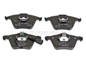 Pagid 1K0698151B, 355010351 Brake Pad Set; Front; With Wear Sensor; OE Compound - VW | 1K0615105B 1K0615105CH 1K0615105CL 1K0615105DC 3 Pagid 1K0698151B, 355010351 Brake Pad Set; Front; With Wear Sensor; OE Compound - VW | 1K0615105B 1K0615105CH 1K0615105CL 1K0615105DC