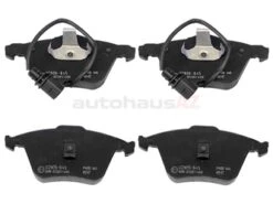 Pagid 4B0698151AC, 355009141 Brake Pad Set; Front With Sensor, OE Compound - Audi | 4B0698151AD D425P W01331736893 W01331792365