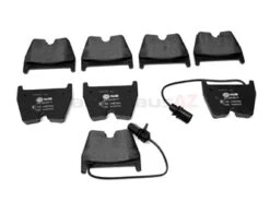 Pagid 4B3698151A, 355009191 Brake Pad Set; Front: - Audi | 4B3615105J 4B3615106J