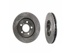 Zimmermann Sport 8N0615601BSP, 100124150 Disc Brake Rotor; Rear; Vented 256x22mm; Cross-Drilled - Audi, VW | 8L0615601SP 8L0615601ZIM