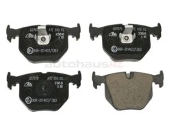 ATE Ceramic SFP500210, LD7079 Brake Pad Set; Rear - Land Rover