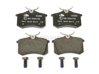 ATE 1J0698451R, 602886 Brake Pad Set; Rear - VW | 6C0698451A 3 ATE 1J0698451R, 602886 Brake Pad Set; Rear - VW | 6C0698451A