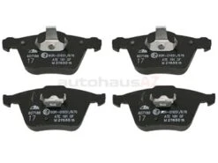 ATE 31687101, 607188 Brake Pad Set; Front - Volvo