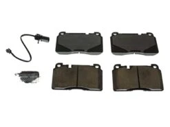 Akebono Euro 8R0698151L, EUR1663 Brake Pad Set; Front - Audi | 8R0698151J EUR1663A