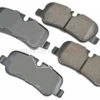 Akebono Euro LR055454, EUR1099 Brake Pad Set; Rear - Land Rover | EUR1099A EUR1099B LR015519 LR019627