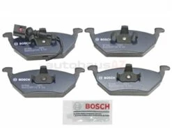 Bosch QuietCast BP768A Brake Pad Set; Front With Sensor; OE Supplier Compound - VW | 1J0698151F