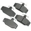 Akebono Euro D8391EUR Brake Pad Set; Rear - Volvo | EUR391