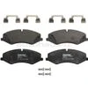 Ferodo FDB4104 Brake Pad Set; Front - Land Rover | LR026221 LR134700
