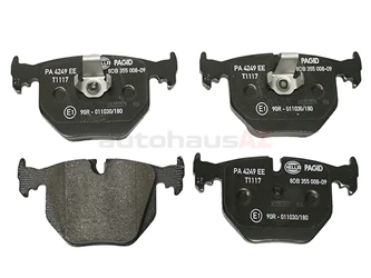 Hella Pagid SFP500210, 355008091 Brake Pad Set; Rear - Land Rover 3 Hella Pagid SFP500210, 355008091 Brake Pad Set; Rear - Land Rover
