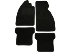 JP Group Dansk 8101701716 Floor Mat Set; Plain, Black, Velour Quality - VW | 113898700A JP81010