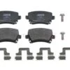Jurid 1K0698451H, 573158J Brake Pad Set; Rear - Audi