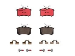 Brembo P85020N Brake Pad Set; Rear - Audi, VW | 8E0615405AK 8E0615405AL 8E0615405AQ 8E0615405AR