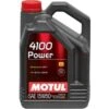 Motul 4100 Power 100273 Engine Oil; 15W-50 Semi-Synthetic (5 Liter) - Audi, VW