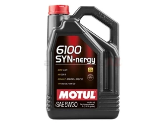 Motul 6100 SYN-nergy 107972 Engine Oil; 5W-30, 5 Liter 3 Motul 6100 SYN-nergy 107972 Engine Oil; 5W-30, 5 Liter