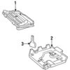 Genuine Volvo 1334344 Battery Tray - Volvo