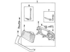 Genuine Volvo 1369603 Headlight Assembly; Right - Volvo