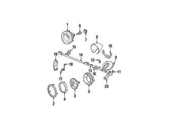 Genuine Volvo 1372107 Headlight Assembly; Right - Volvo 3 Genuine Volvo 1372107 Headlight Assembly; Right - Volvo