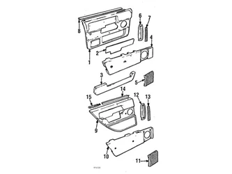 Genuine Volvo 1384850 Grille - Volvo 3 Genuine Volvo 1384850 Grille - Volvo