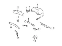 Genuine Volvo 274432 Headlight Wiper Blade; Left, Right - Volvo