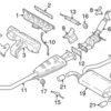 Genuine Volvo 30676642 Catalytic Converter Gasket; Front - Volvo