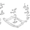 Genuine Volvo 30680588 Engine Mount; Upper - Volvo 2 Genuine Volvo 30680588 Engine Mount; Upper - Volvo -Brembo Shop VO 30680588