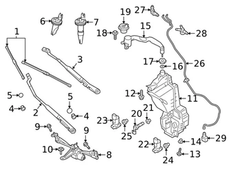 Genuine Volvo 30747599 Wiper Blade Assembly; Front - Volvo 3 Genuine Volvo 30747599 Wiper Blade Assembly; Front - Volvo