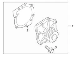 Genuine Volvo 30751700 Engine Water Pump Pulley Kit - Volvo