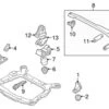 Genuine Volvo 30776354 Engine Mount - Volvo