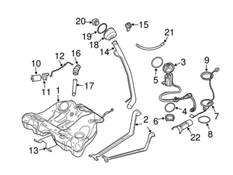 Genuine Volvo 31273510 Fuel Pump, Electric - Volvo 3 Genuine Volvo 31273510 Fuel Pump, Electric - Volvo