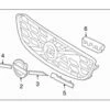 Genuine Volvo 31290845 Grille - Volvo