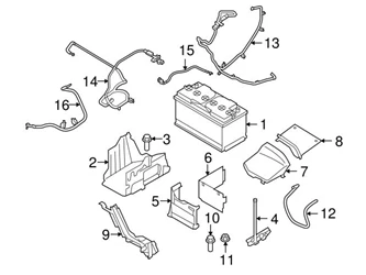 Genuine Volvo 31296346 Positive Battery Junction Block Cable - Volvo 3 Genuine Volvo 31296346 Positive Battery Junction Block Cable - Volvo
