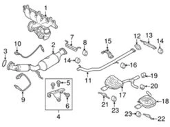 Genuine Volvo 31338520 Catalytic Converter Bracket - Volvo