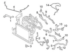 Genuine Volvo 31368752 Engine Coolant Overflow Hose - Volvo | 31319580