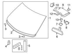 Genuine Volvo 31371108 Wiper Blade Refill/Insert - Volvo