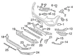 Genuine Volvo 31383822 Grille; Right - Volvo