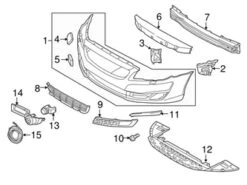 Genuine Volvo 31386632 Grille - Volvo