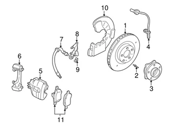 Genuine Volvo 31400741 Disc Brake Rotor; Front Left Or Right - Volvo | 31262716 3 Genuine Volvo 31400741 Disc Brake Rotor; Front Left Or Right - Volvo | 31262716