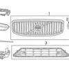 Genuine Volvo 31425535 Grille - Volvo