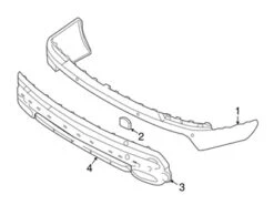Genuine Volvo 31428019 Grille - Volvo