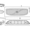 Genuine Volvo 31457463 Grille - Volvo