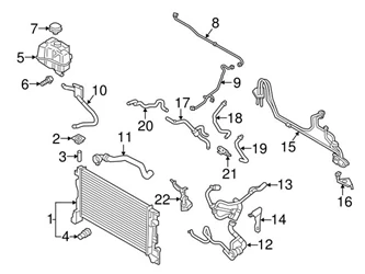 Genuine Volvo 31657643 Radiator Coolant Hose; Lower - Volvo 3 Genuine Volvo 31657643 Radiator Coolant Hose; Lower - Volvo