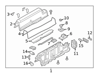 Genuine Volvo 31673714 Drive Motor Battery Pack Assembly - Volvo 3 Genuine Volvo 31673714 Drive Motor Battery Pack Assembly - Volvo