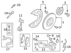 Genuine Volvo 32217561 Disc Brake Rotor; Front - Volvo