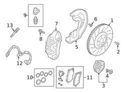 Genuine Volvo 32276784 Disc Brake Rotor; Front Left Or Right - Volvo