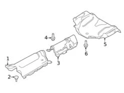 Genuine Volvo 32369280 Catalytic Converter Gasket; Front | 31353950 31407738 31449248 31696412