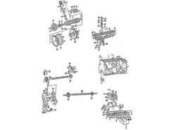 Genuine Volvo 3507227 Timing Belt; Front - Volvo