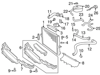 Genuine Volvo 3531478 Thermostat Housing; Upper - Volvo 3 Genuine Volvo 3531478 Thermostat Housing; Upper - Volvo