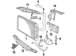 Genuine Volvo 3536130 Radiator Coolant Hose - Volvo